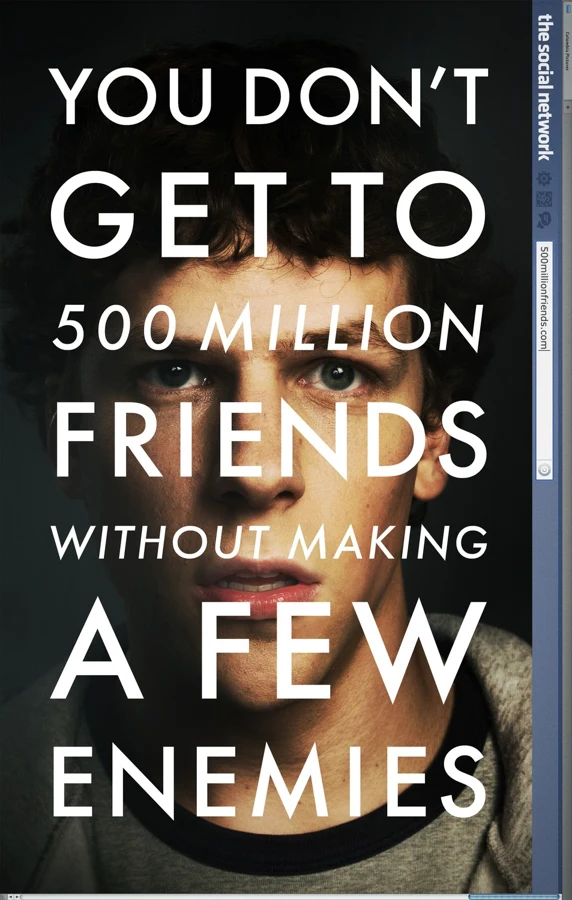 The Social Network release poster
