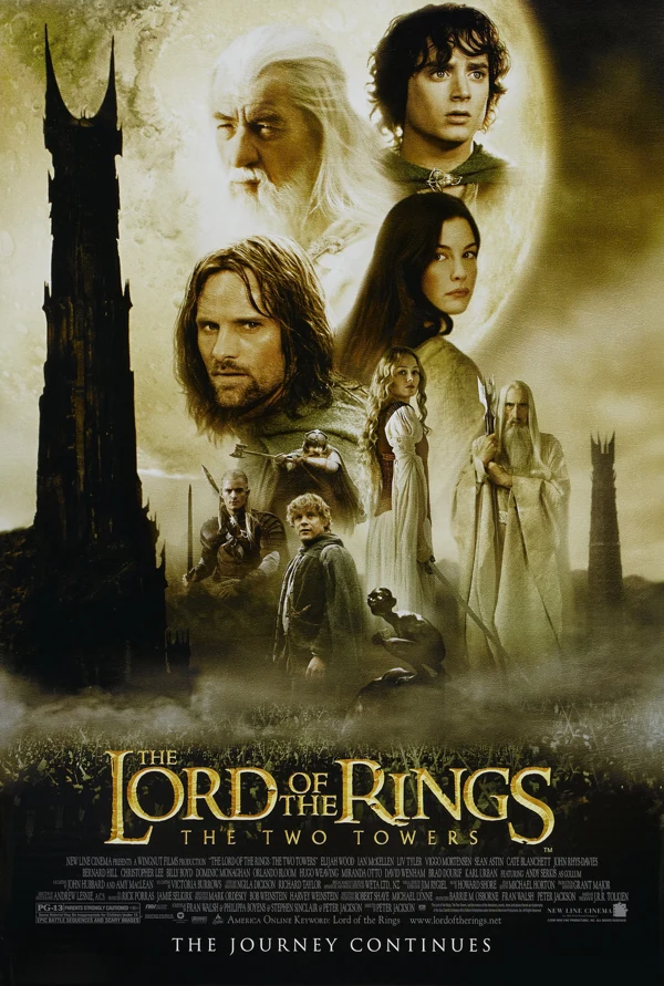 The Lord of the Rings: The Two Towers release poster