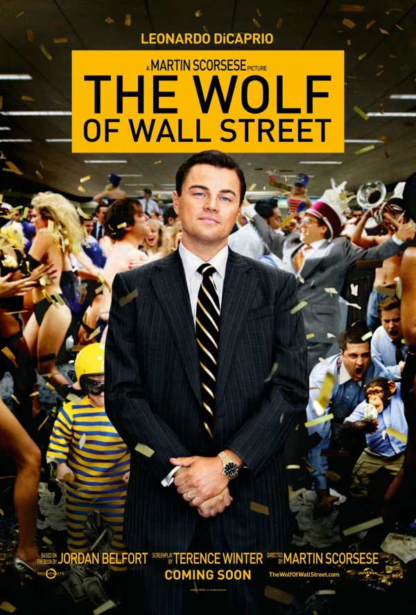 The Wolf of Wall Street release poster